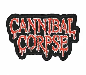 Cannibal Corpse Embroidered Sew-on Patch | American Death Metal Music Band Logo - Picture 1 of 2