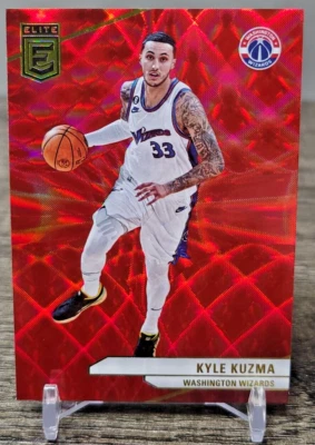 2023-24 Donruss Elite KYLE KUZMA #84 Red International WIZARDS - Image 1 of 3