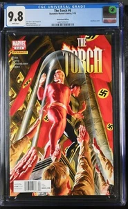 The Torch 6 Edición Quiosco CGC 9.8 Dinamita Marvel Alex Ross Nazi Cubierta Pop 1 - Imagen 1 de 2
