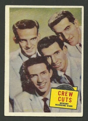 The Crew Cuts 1957 Topps Hit Stars Rock n Roll Pop Music Card #41 - Image 1 of 2
