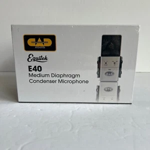 CAD Equitek E40 Medium-Diaphragm Supercardioid Condenser Microphone - NEW - Picture 1 of 4