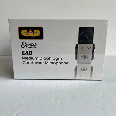 CAD Equitek E40 Medium-Diaphragm Supercardioid Condenser Microphone  - NEW - Image 1 of 4