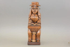 Antique Edwardian hand carved cheeky preacher figure - Picture 1 of 9