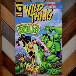 WILD THING #0 EN MUY BUEN ESTADO/NM (Marvel 2000) ALTO GRADO Wizard Special HULK WOLVERINE WENDIGO - Imagen 1 de 2