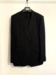 Tom Ford Charcoal Shelton Wool and Silk Two-Piece Suit | 56R - Picture 1 of 24