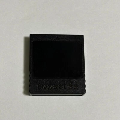 Official Nintendo GameCube Black Memory Card 251 59 Blocks (DOL-014) Genuine OEM - Image 1 of 2