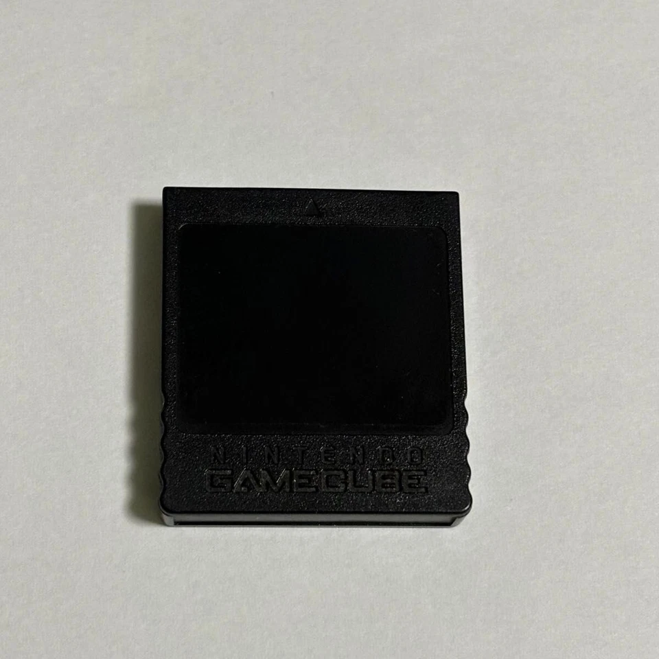 Official Nintendo GameCube Black Memory Card 251 59 Blocks (DOL-014) Genuine OEM - Image 1 of 2