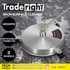 Traderight Pressure Washer Surface Cleaner With 3 Wheels Stainless 27600 Kpa