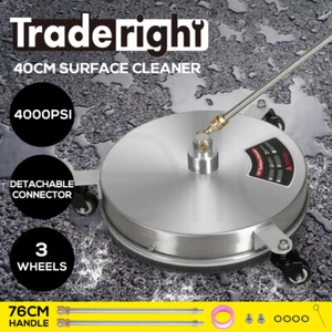 Traderight Pressure Washer Surface Cleaner With 3 Wheels Stainless 27600 kPa - Picture 1 of 12