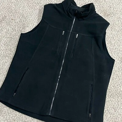 SCOTTeVEST Fireside Fleece Vest Extra Large Black 15 Pockets Cozy Warm Utility - Image 1 of 4