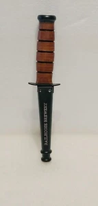 Ka-Bar Brown Ale seltenes Militärmesser 12" Fassbier Zapfhahngriff - Bild 1 von 6