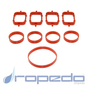 Set Dichtungssatz Drallklappen Ansaugbrücke Ansaugkrümmer für BMW 4 Zylinder NEU - Picture 1 of 1