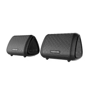Motorola Sonic Sub 340 Bass Twin IPX5 Outdoor Travel (built in mic/subwoofer) Bl - Picture 1 of 10