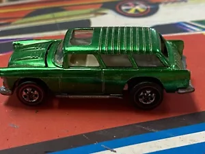 REDLINE HOT WHEELS CHROME-LIKE EMERALD GREEN CLASSIC NOMAD Beauty! - Picture 1 of 17