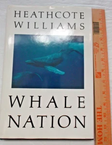 Whale Nation Heathcote Williams Whaling Photos Art History Science 1st Edition - Picture 1 of 7