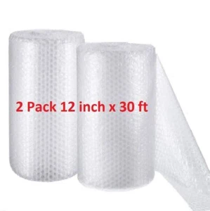 3/16" SH Small Bubble Cushioning Wrap Padding Roll 60'x 12" Wide Perf 12" 60FT - Picture 1 of 8