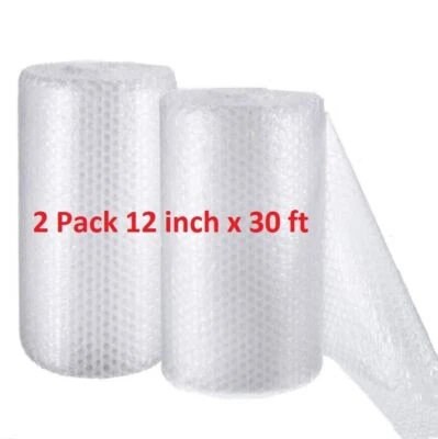 3/16" SH Small Bubble Cushioning Wrap Padding Roll 60'x 12" Wide Perf 12" 60FT - Image 1 of 4