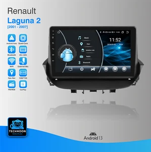 Autoradio Car Tablet 9" QLED per Renault Laguna 2 - 2001-2007 Apple CarPlay - Foto 1 di 17