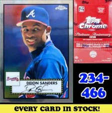 2021 Topps Chrome Platinum Anniversary A La Carte Complete Your Set #234 - 466