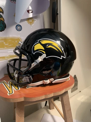 Custom Southern Miss  Golden Eagles Speed Mini Helmet Cover