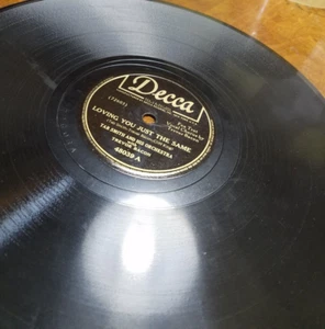 78RPM Decca Tab Smith - Loving You Just the Same / Brown Skin Blues, V or VG - Picture 1 of 5