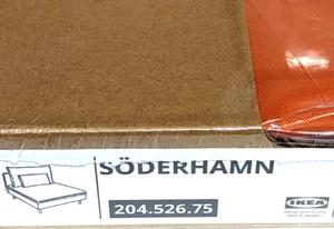 Ikea SODERHAMN One (1) Seat Section Cover Slipcover SAMSTA ORANGE New in Box! - Picture 1 of 3