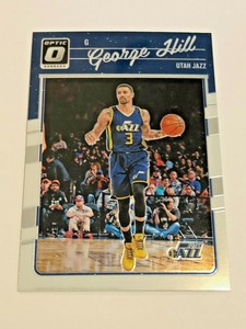2016-17 Panini Donruss Optic Basketball #51 - George Hill - Utah Jazz