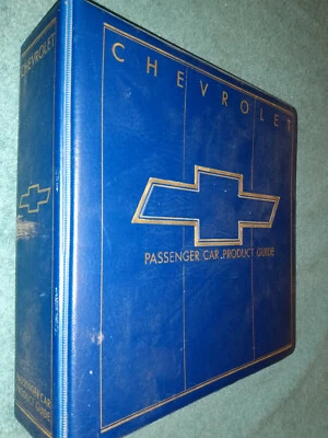 1988 CHEVROLET DEALER ALBUM CAPRICE VETTE CAMARO MONTE CARLO SS DATA MANUAL ORIG - Image 1 of 4