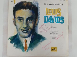 LOUIS DAVIDS - de onvergetelijke - deel 1 - Scarce Dutch 10" LP - Picture 1 of 2