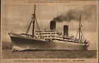 Royal Mail Steamer Steamship Ship "Arundel Castle" 1939 Le Cap annuler PC