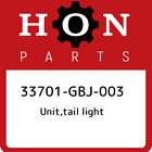 33701-GBJ-003 Honda Unit,tail light 33701GBJ003, New Genuine OEM Part