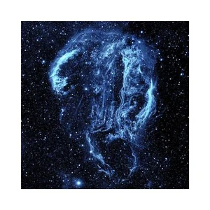 Cygnus Loop Nebula, NASA Space Art, Canvas Print, 30" x 30" + Border - Picture 1 of 10