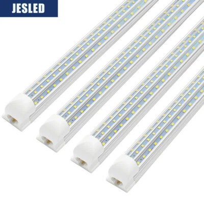 T8 4FT 8FT 4~100 Unit Integrated LED Shop Light Bulb 120W LED Tube light Fixture - Image 1 of 4