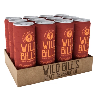 Wild Bill's Soda Pop PUMPKIN SPICE  12 PACK - 12oz - FREE SHIPPING - Image 1 of 4