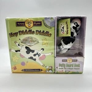 Muttergans Hey Diddle Diddle Kinderzimmer Reime geschwollenes Buch mit CD und Fingerpuppe - Bild 1 von 7