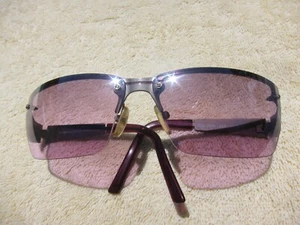 Dolce & Gabbana D&G 2080 Brown Rimless Italy Vintage Womens Sunglasses - Picture 1 of 5