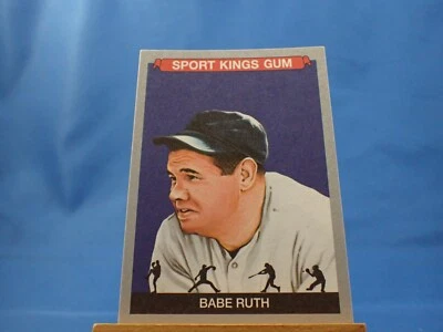 Babe Ruth Sport Kings Gum 2023 #144 Silver Gray Parallel - Image 1 of 2