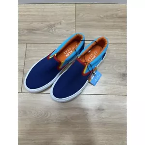 Aldi Gear Canvas Slipper Sneaker Gr. 7 bunte Freizeitschuhe - Bild 1 von 8