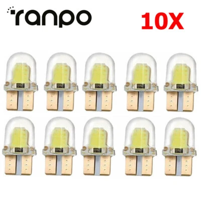 10pcs T10 W5W LED Silikon Glühbirne 8SMD DC12V Multicolor Mini Auto Licht - Bild 1 von 4