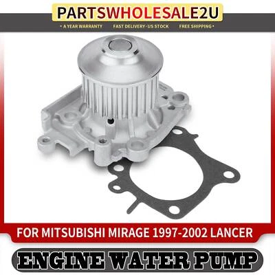 Water Pump with Gasket for Mitsubishi Mirage 1997-2002 Lancer 2002-2007 Petrol - Image 1 of 4