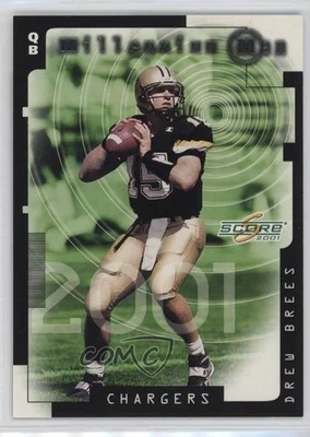 2001 Score Millennium Men /1000 Drew Brees #MM8 Rookie RC - Image 1 of 2