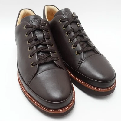 Zapatilla deportiva Samuel Hubbard para hombre 8,5 M marrón cuero real zapato suela Vibram "rápida" Foto 1 de 4