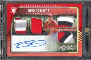 2022 Panini Absolute #TT4S-RO Reid Detmers Quad Patch Auto #/25 RC - Picture 1 of 2