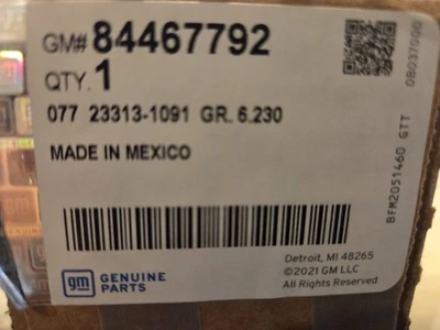  GM 84467792 Inner Tie Rod Kit  - Image 1 of 2