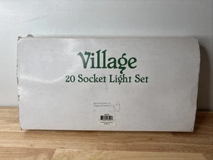 Dept 56 Village Accessories 20 Socket Light Set 99278 WORKS - Picture 1 of 4