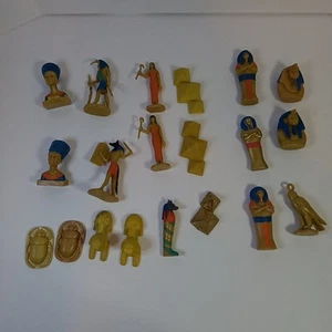 Lot Of 20 Safari LTD 2" Ancient Egyptian Figures Mummy Paharoah Anubis Sphinx + - Picture 1 of 5