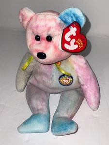 ORIGINAL B.B. (BIRTHDAY BEAR) TY BEANIE BABY 1998 MINT WITH MINT TAG - Picture 1 of 3