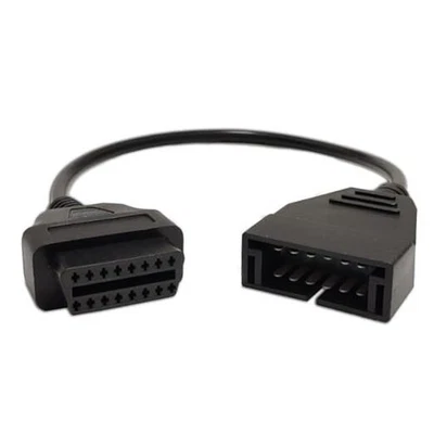 OBD1 to OBD2 GM Adapter, OBD1 12 Pins to OBD2 16 Pins Code Reader Scanner  - Image 1 of 4