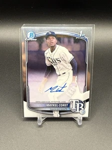 Maykel Coret 2025 Bowman Chrome #CPA-MC First (1st) Chrome Prospect AUTOGRAPH - Picture 1 of 10
