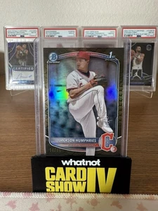 2025 Bowman Chrome Baseball Jackson Humphries Reptillian Gold /50 - Picture 1 of 2